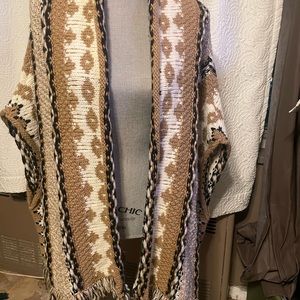 Beautiful Shawl sweater made in Italy, Brand New